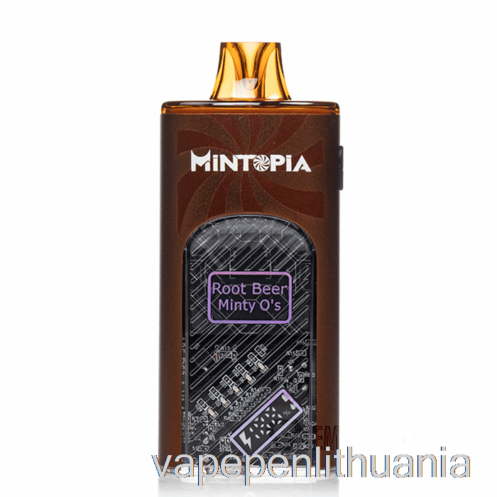 Mintopia Turbo 9000 Vienkartinis šaknies Alus Minty O's Vape Skystis